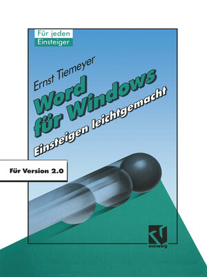 cover image of Word für Windows 2.0